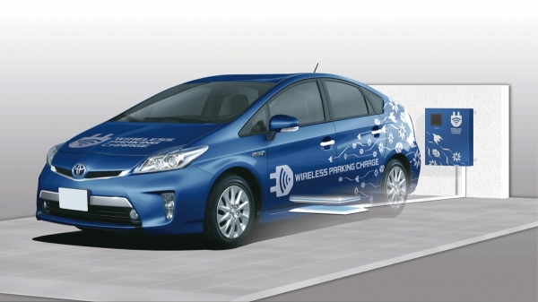 Toyota testa la carga inalámbrica de vehículos